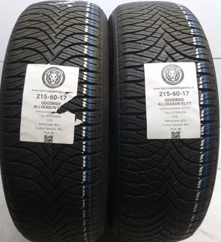 2 GOMME 215 60 17 GOODRIDE A67737