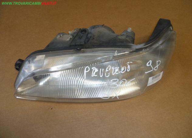 PROIETTORE S. RIGATO PEUGEOT 306 (N5) Cabriolet  Parti elettriche  Fanaleria  Proiettori  Proiettore ant. PEUGEOT - 306 3p / 5p / 4p / SW - 01-03-1997