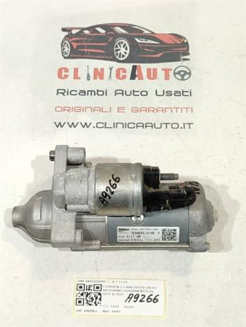 MOTORINO D' AVVIAMENTO CITROEN C3 AirCross 9825233080 YH01 diesel 1499 (17)