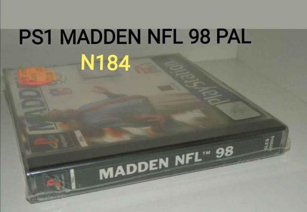 PS1 MADDEN NFL 98 PAL RARO SIGILLATO - Foto 3
