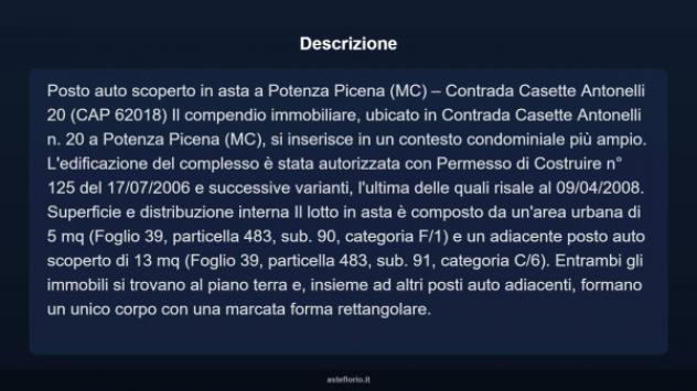 Immobile in asta di 18 m² in vendita a Potenza Picena - Foto 9
