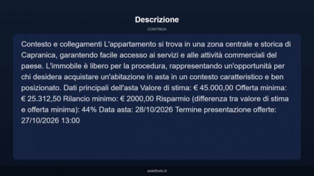 Immobile in asta di 80 m² in vendita a Capranica - Foto 18
