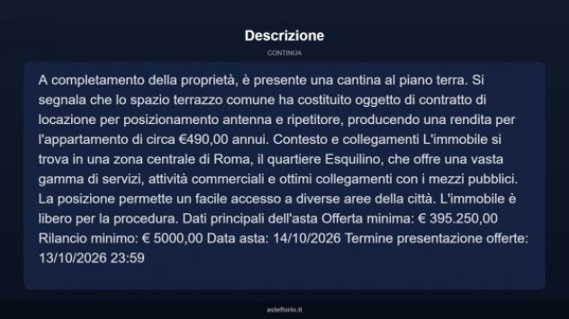 Immobile in asta di 135 m² in vendita a Roma - Foto 4