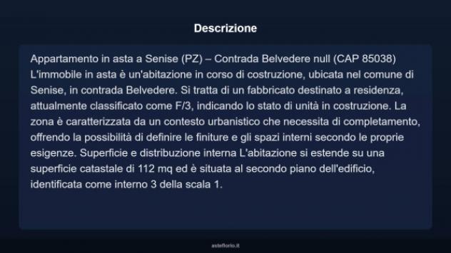 Immobile in asta di 112 m² in vendita a Senise - Foto 3