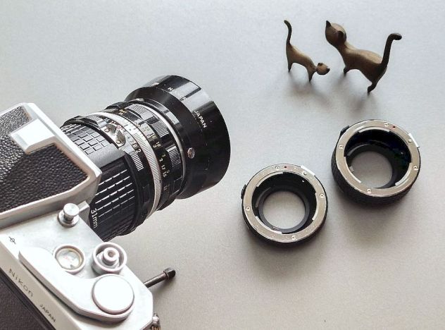 TUBI per MACRO automatici 13-21-31 mm per NIKON innesto AI - Foto 2