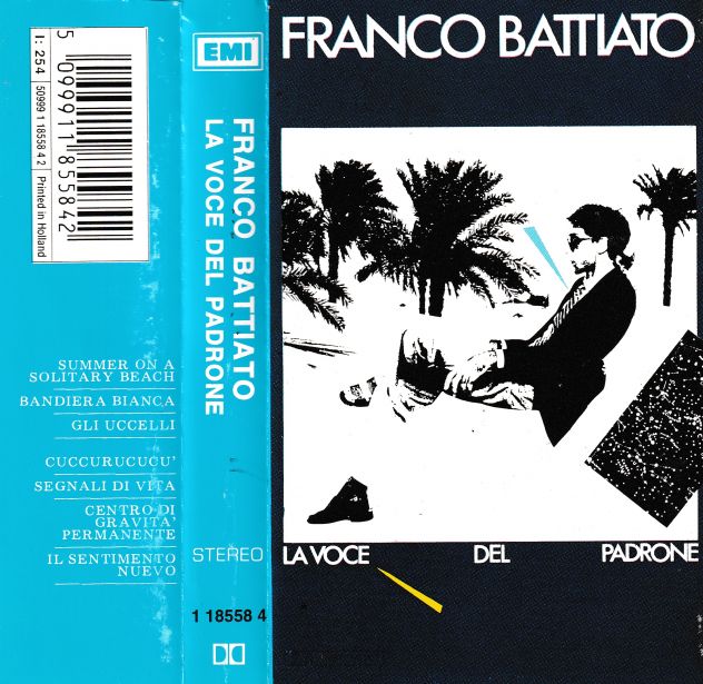 FRANCO BATTIATO - La Voce del Padrone - Cassetta,Tape,MC,K7 - 1981 Italy EMI - Foto 2