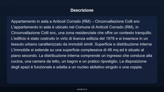 Immobile in asta di 46 m² in vendita a Anticoli Corrado - Foto 9