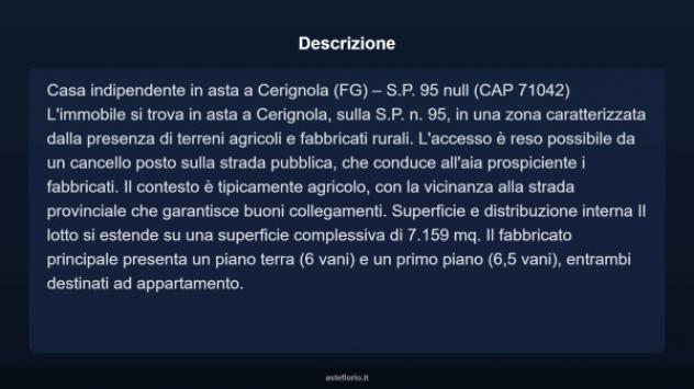 Immobile in asta di 7159 m² in vendita a Cerignola - Foto 5