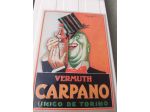 INSEGNA VERMOTH CARPANO TARGA IN RILIEVO