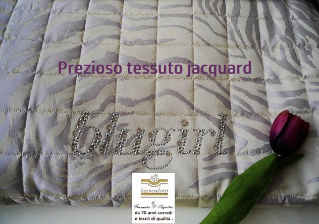 BLUGIRL trapuntina - quilt matrimoniale in prezioso damasco e SWAROVSKI - Foto 2