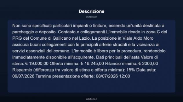 Immobile in asta di 26 m² in vendita a Gallicano nel Lazio - Foto 5