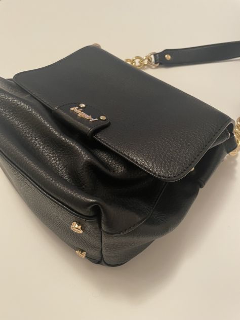 BORSA NERA IN PELLE "BLUE GIRL" ORIGINALE E NUOVA - Foto 2