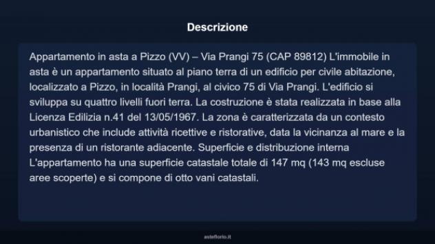 Immobile in asta di 147 m² con più di 5 locali in vendita a Pizzo - Foto 10