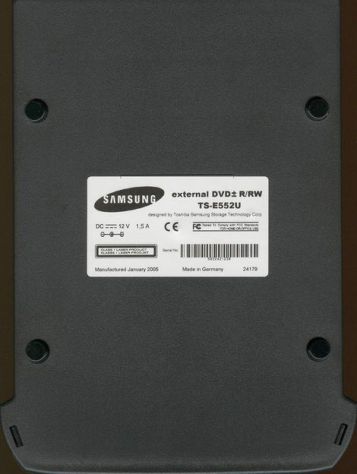 SAMSUNG TS-E552U EXTERNAL DVD BURNER - Foto 5