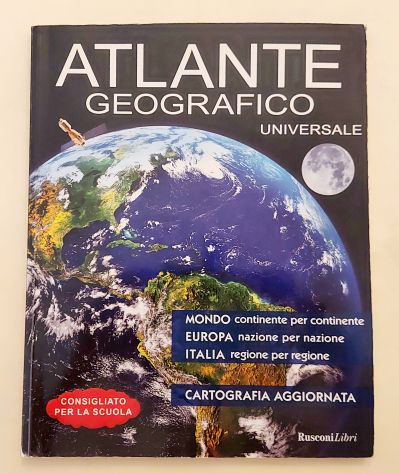 Atlante Geografico Universale.Mondo Europa Italia aggiornato Ed.RusconiLibri, 20