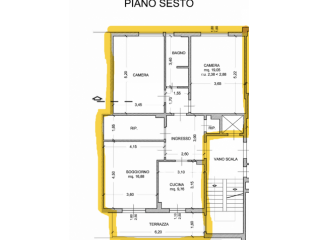 STATUTO: APPARTAMENTO CON 2 CAMERE MATRIMONIALI E BELLA TERRAZZA