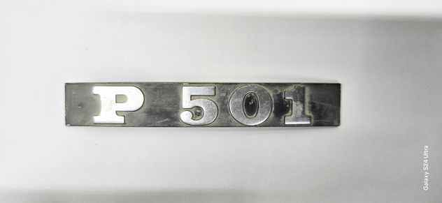 TARGHETTA ANTERIORE "P 501"