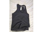 Top nero fluido Le Streghe con scollo sul retro