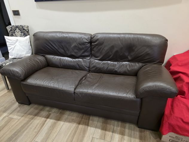 Vendo divano in pelle 3 posti Poltronesofà - Foto 3