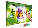 Quadro Fai Da Te 60x40 Cm. Calcio N.1 Arredalacasa Spedizione Gratis