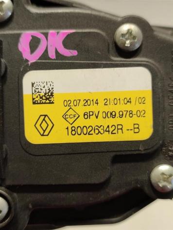 PEDALE ACCELERATORE DACIA Duster 1° Serie 180026342R -B 6PV009978-02 K9K (1017) - Foto 3