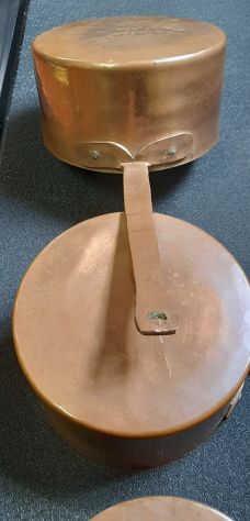 PENTOLE IN RAME / STAGNATO MAI UTILIZZATI DA ARREDAMENTO E DA CUCINARE - Foto 6