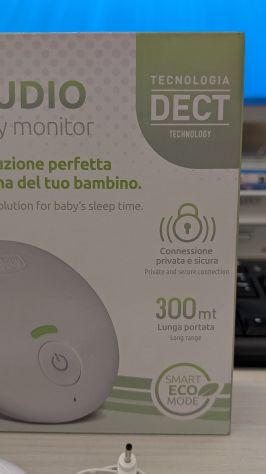 Chicco Baby Monitor Audio DECT portata 300m con batterie ricaricabili - Foto 3