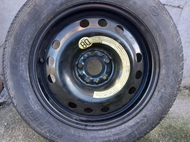Ruota di scorta Alfa 166 cerchio in ferro 215 55 16 Goodyear