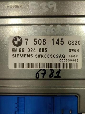 CENTRALINA CAMBIO BMW Serie 5 E39 Touring 7508145 96024685 M57306D1 diesel 2926 (9603) - Foto 2