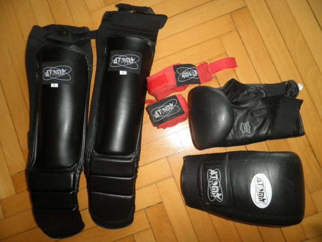Attrezzatura kickboxing ragazzo/a ATOMIK SPORT taglia L