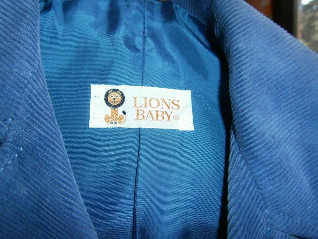 Abito sartoriale velluto millerighe da bambino 5/6 anni anni '70 - Foto 5