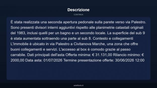 Immobile in asta di 35 m² in vendita a Civitanova Marche - Foto 4