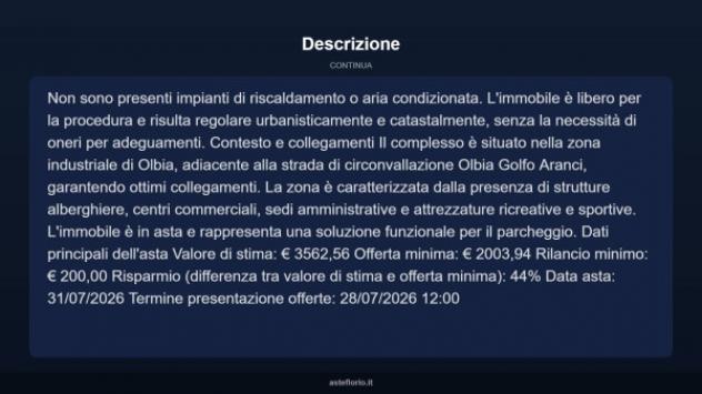 Immobile in asta di 13 m² in vendita a Olbia - Foto 6