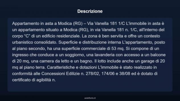 Immobile in asta di 53 m², box auto in vendita a Modica - Foto 3
