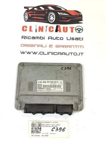 CENTRALINA MOTORE SEAT Ibiza Serie 03E906023D 5WP40510 BBM benzina 1198 (9902)