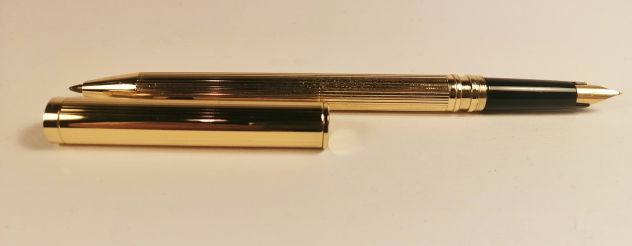 Vintage Penna Berendsohn 24kt combo a doppio uso sfera e stilografica - Foto 3
