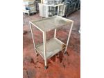 tavolo inox con bordi rialzati usato