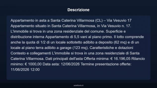 Immobile in asta di 125 m², box auto in vendita a Santa Caterina Villarmosa - Foto 12
