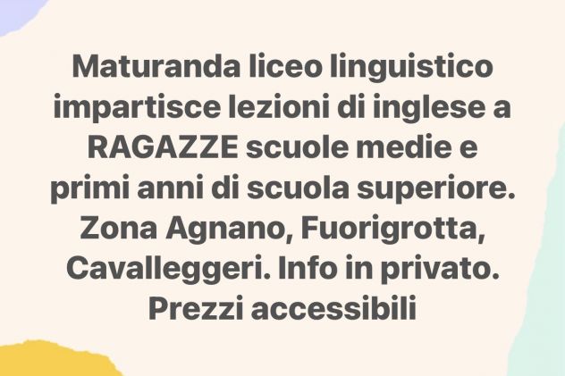 Ripetizioni inglese