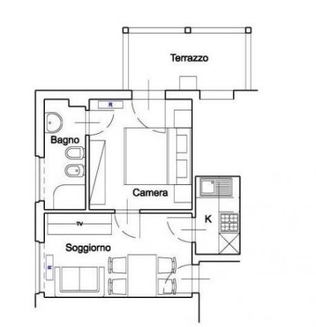 Appartamento in affitto a Pisa 50 mq Rif: 1447875 - Foto 8