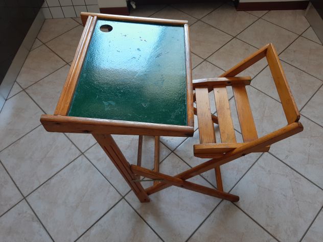BANCO IN LEGNO PIEGHEVOLE PER BAMBINI - Foto 3