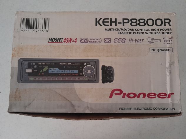 Scatola Pioneer KEH-P8800r originale e libretti di istruzioni - Foto 6