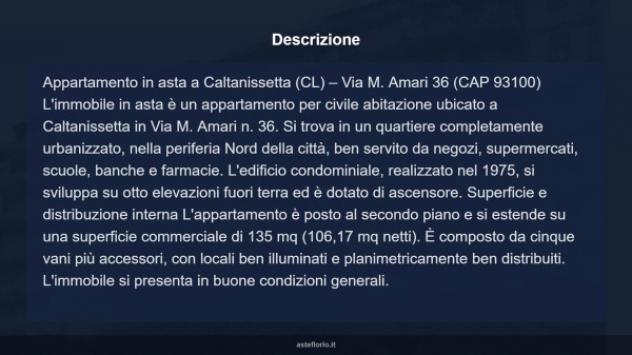 Immobile in asta di 135 m², box auto in vendita a Caltanissetta - Foto 5