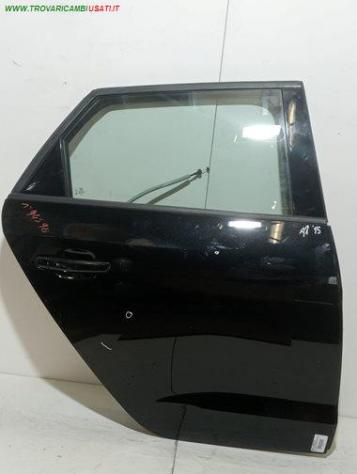 PORTA POST. DX NERO MET. NO ALZ / CON SE (PICCOLE AMMACCATURE) 999-U1560737 Carrozzeria  Lamierati esterni  Porte  Porta post. dx. AUDI - A1 / S1 SPOR