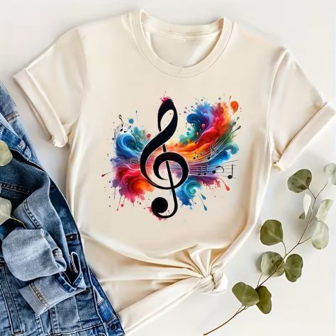 T-shirt " Chiave di violino"