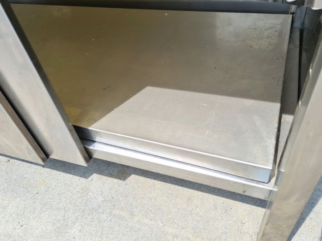 tavolo armadiato con piano in teflon usato - Foto 3