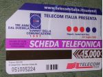 SCHEDA TELEFONICA ITALIA 36U