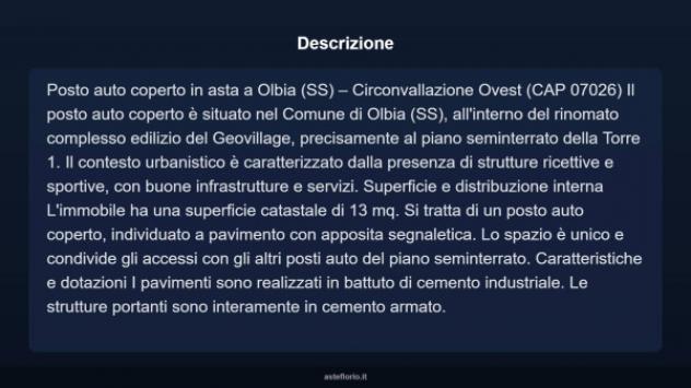 Immobile in asta di 13 m² in vendita a Olbia - Foto 5