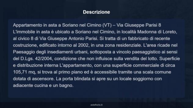 Immobile in asta di 100 m² con più di 5 locali e box auto in vendita a Soriano nel Cimino - Foto 7