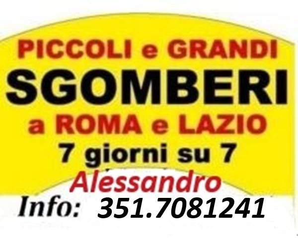 ROMA SGOMBERI GRATIS APPARTAMENTI BOX CANTINE LOCALI 7 GIORNI SU 7